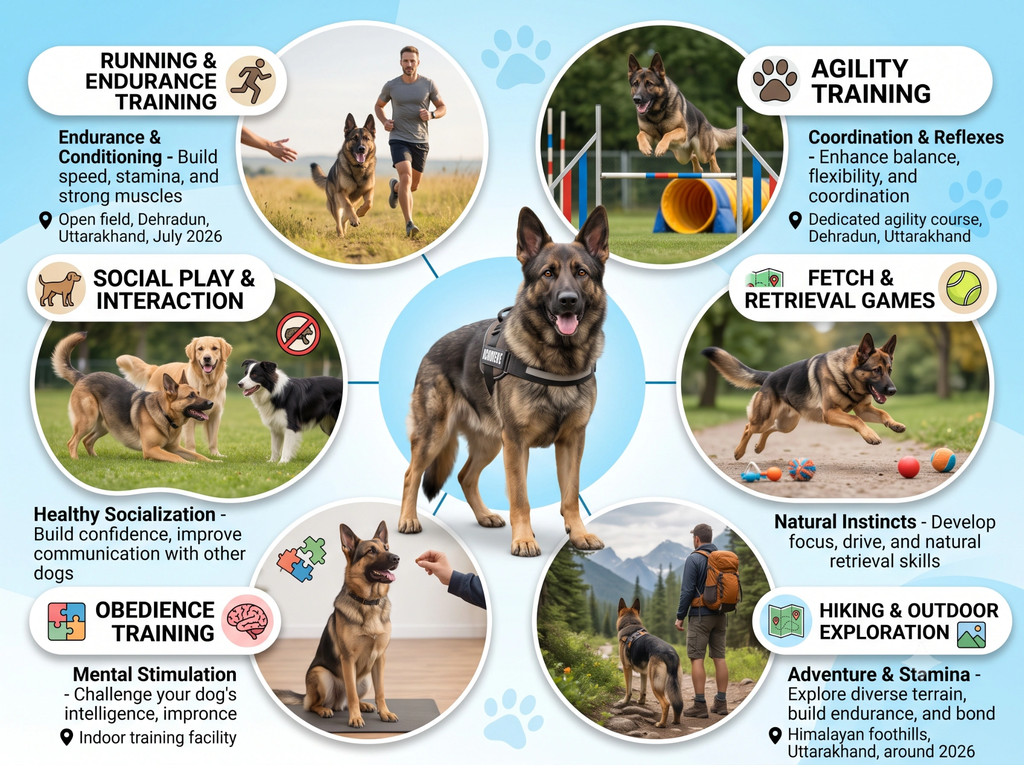 German Shepherds Training and Exercise