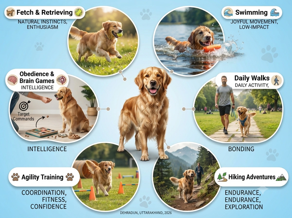 Golden Retriever Training and Exercise