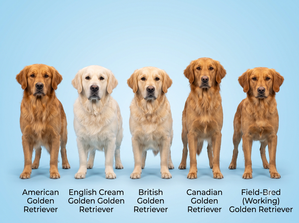 Golden Retriever Types