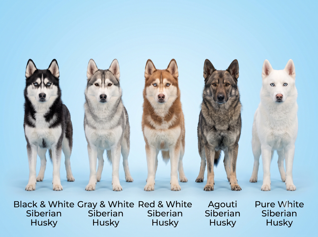 Types of Siberian Husky